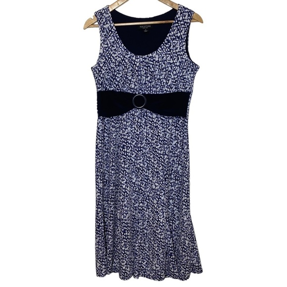 Perceptions New York Midi Dress 10 Fit & Flare Scoop Neck‎ - Picture 1 of 12